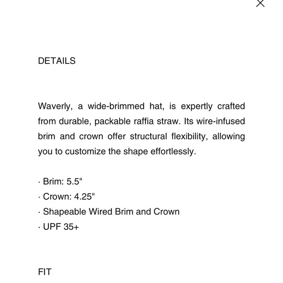 Janessa Leone Waverly Hat, Medium - Picture 6 of 8